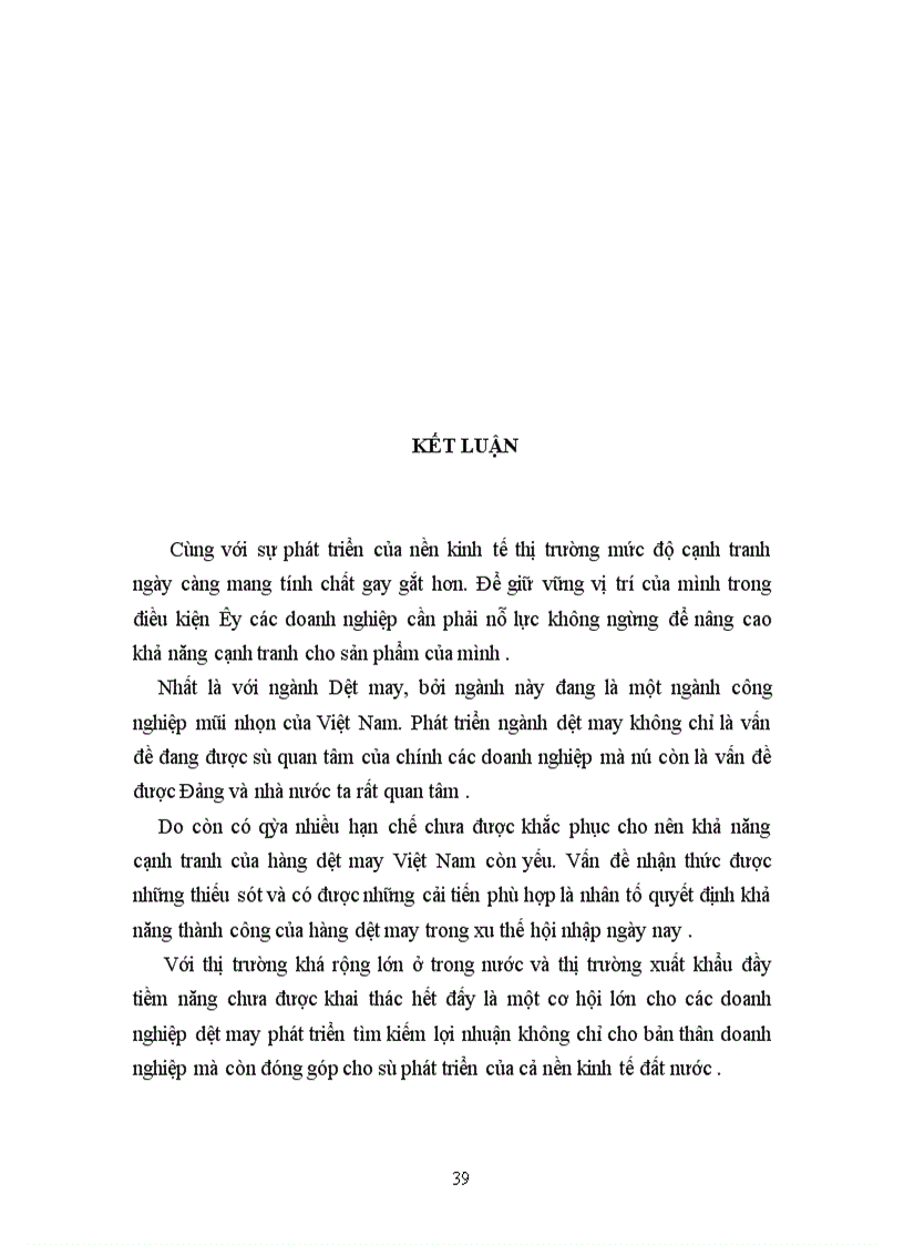 image for page Một số giải pháp nhằm nâng cao khả năng cạnh tranh của sản phẩm dệt may Việt Nam