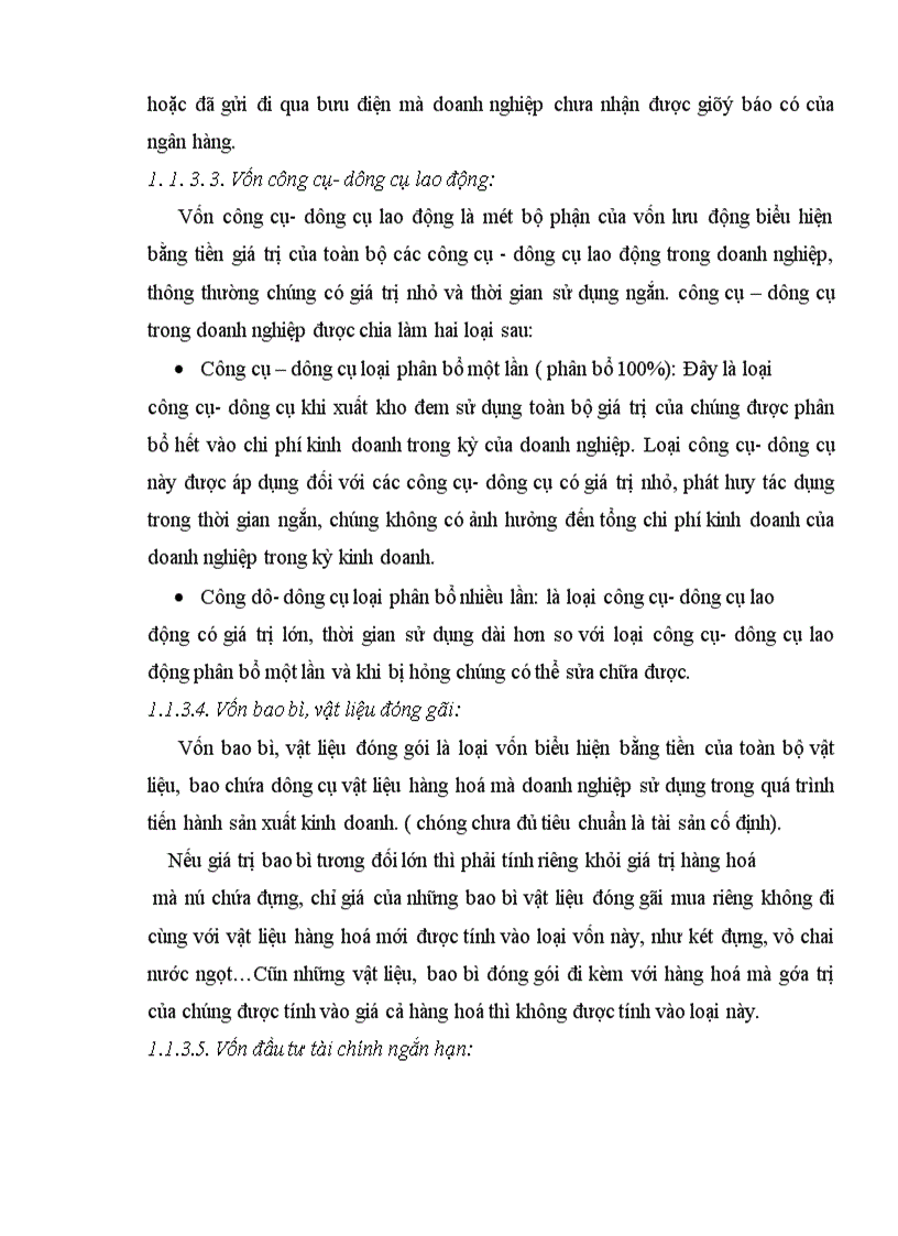 image for page Một số biện pháp nâng cao hiệu quả sử dụng vốn lưu động tại Công ty cổ phần may Hồ Gươm
