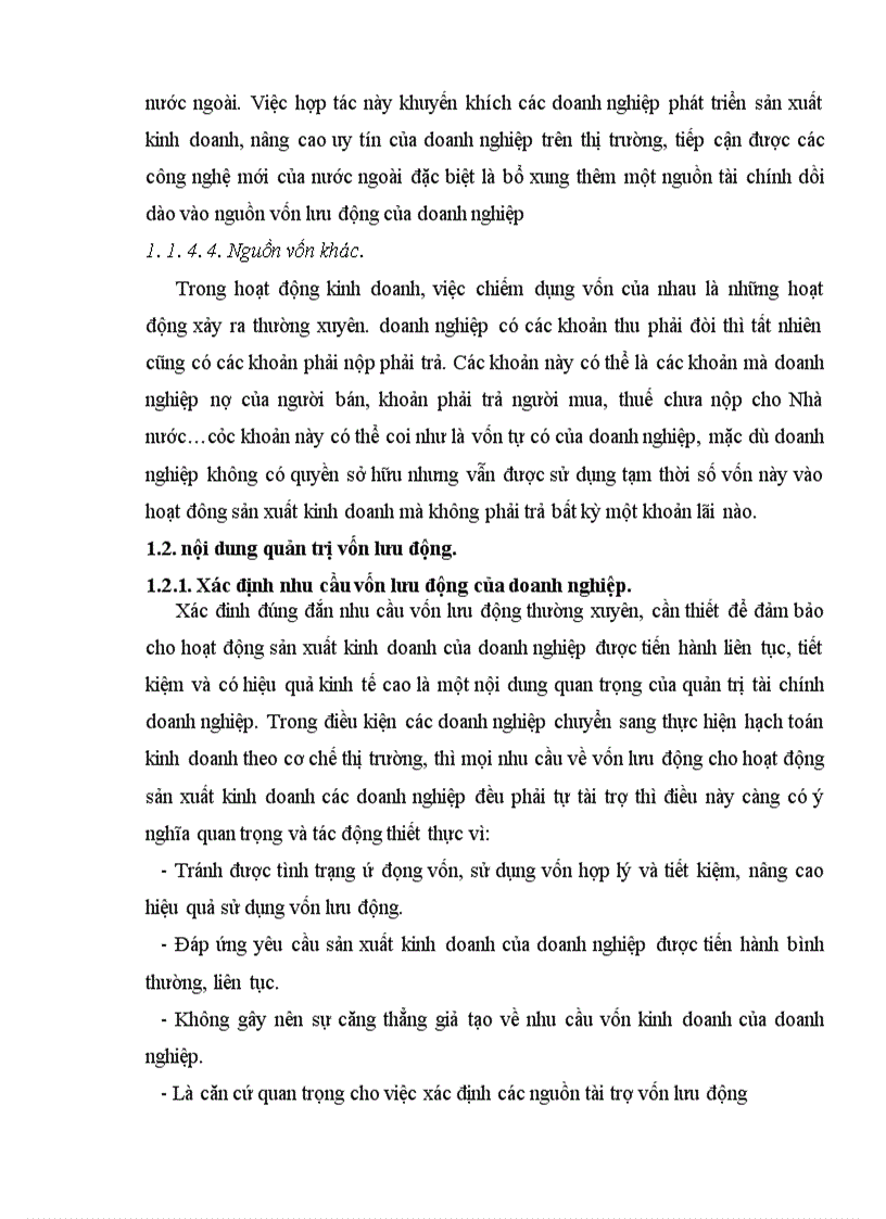 image for page Một số biện pháp nâng cao hiệu quả sử dụng vốn lưu động tại Công ty cổ phần may Hồ Gươm