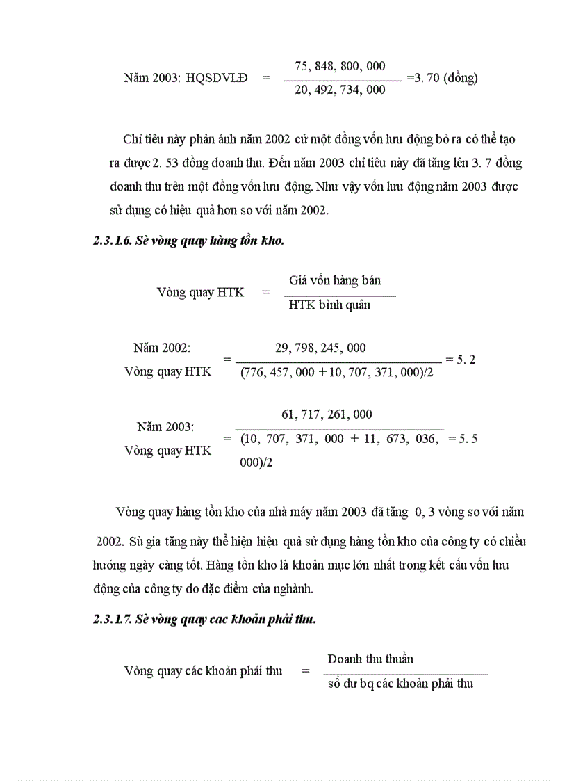 image for page Một số biện pháp nâng cao hiệu quả sử dụng vốn lưu động tại Công ty cổ phần may Hồ Gươm