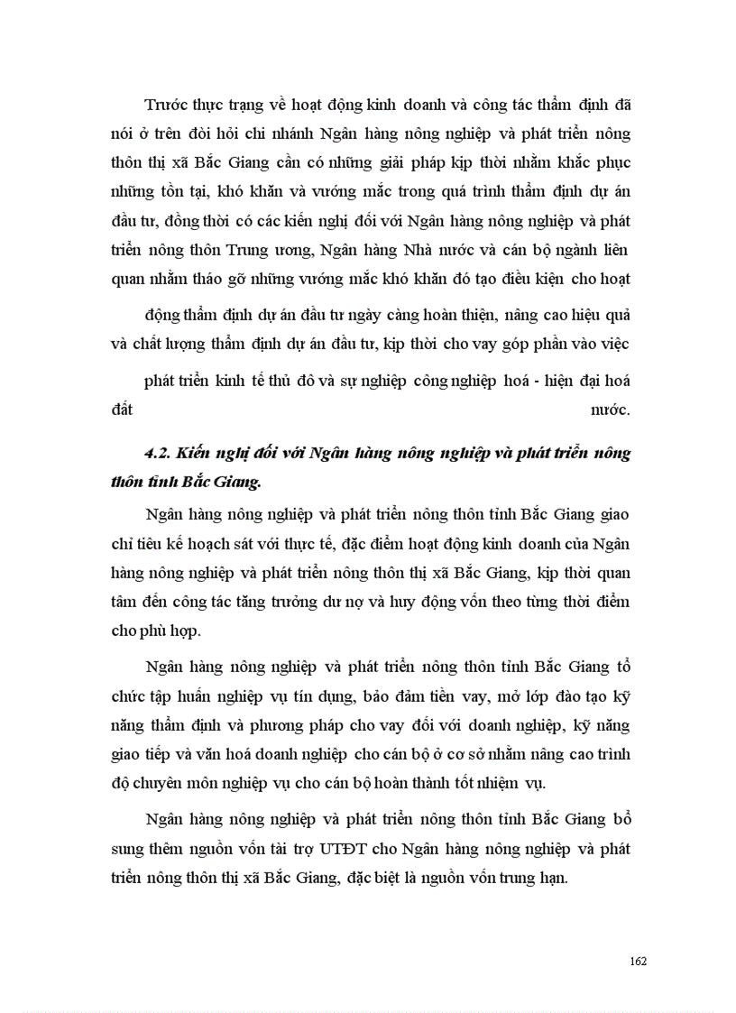 image for page Hoàn thiện hoạt động thẩm định dự án đầu tư tạo Ngân hàng nông nghiệp và phát triển nông thôn thị xã Bắc Giang