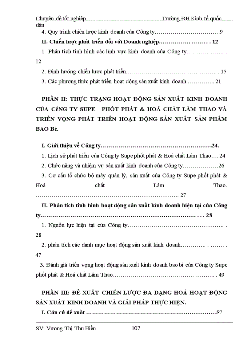 image for page Chiến lược phát triển hoạt động sản xuất kinh doanh bao bì PP của Công ty Supe phốt phát & hoá chất Lâm Thao đến năm 2015