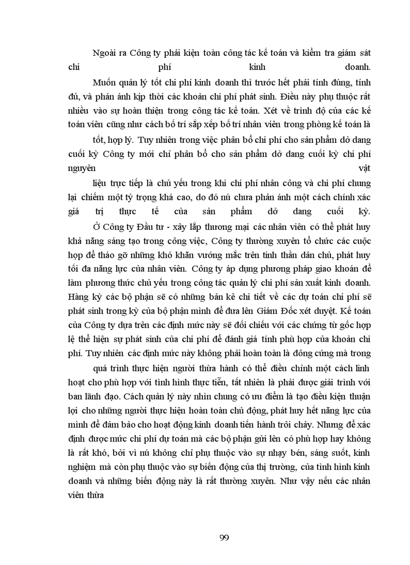 image for page Biện pháp giảm chi phí kinh doanh ở công ty Đầu Tư Xây lắp Thương Mại