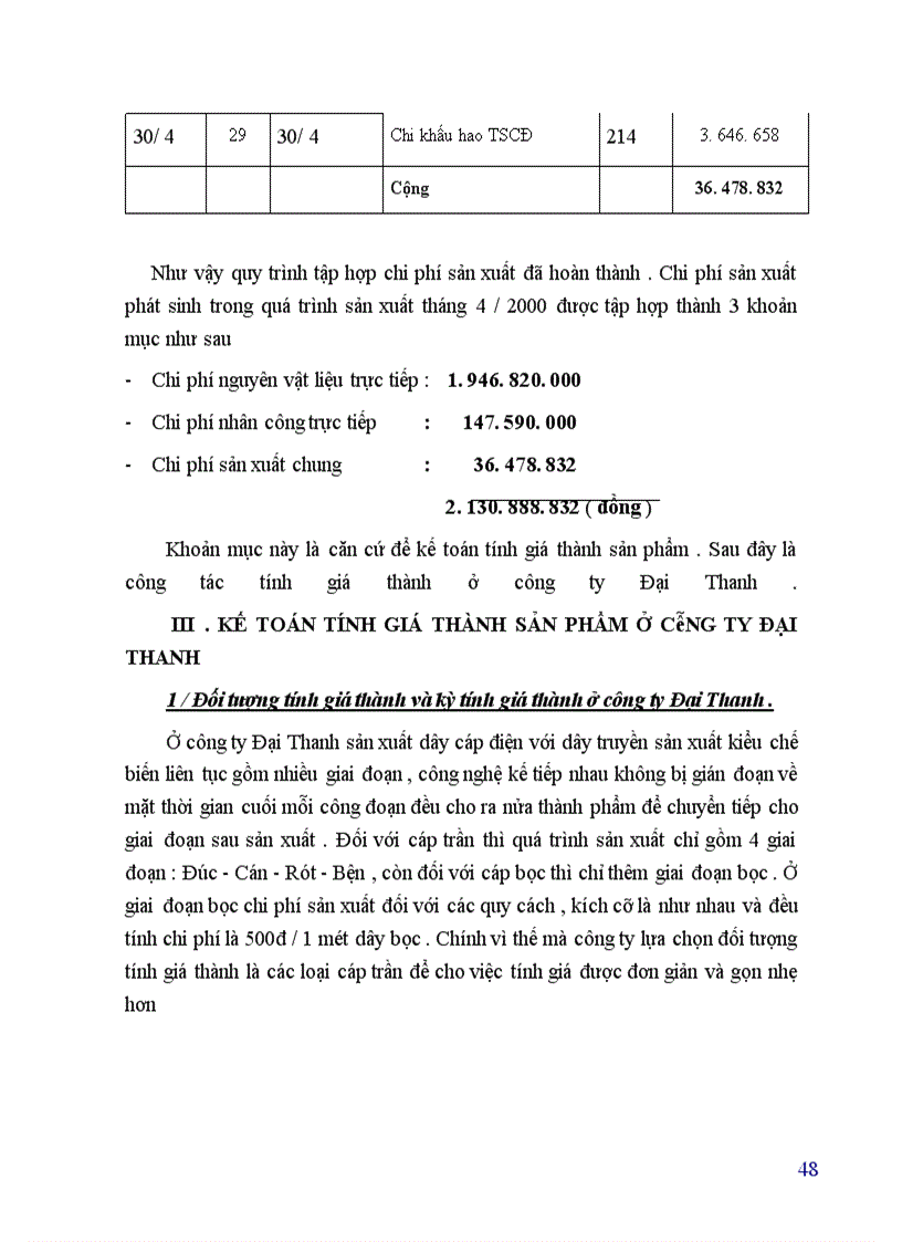 image for page Kế toán tập hợp chi phí sản xuất và tính giá thành sản phẩm