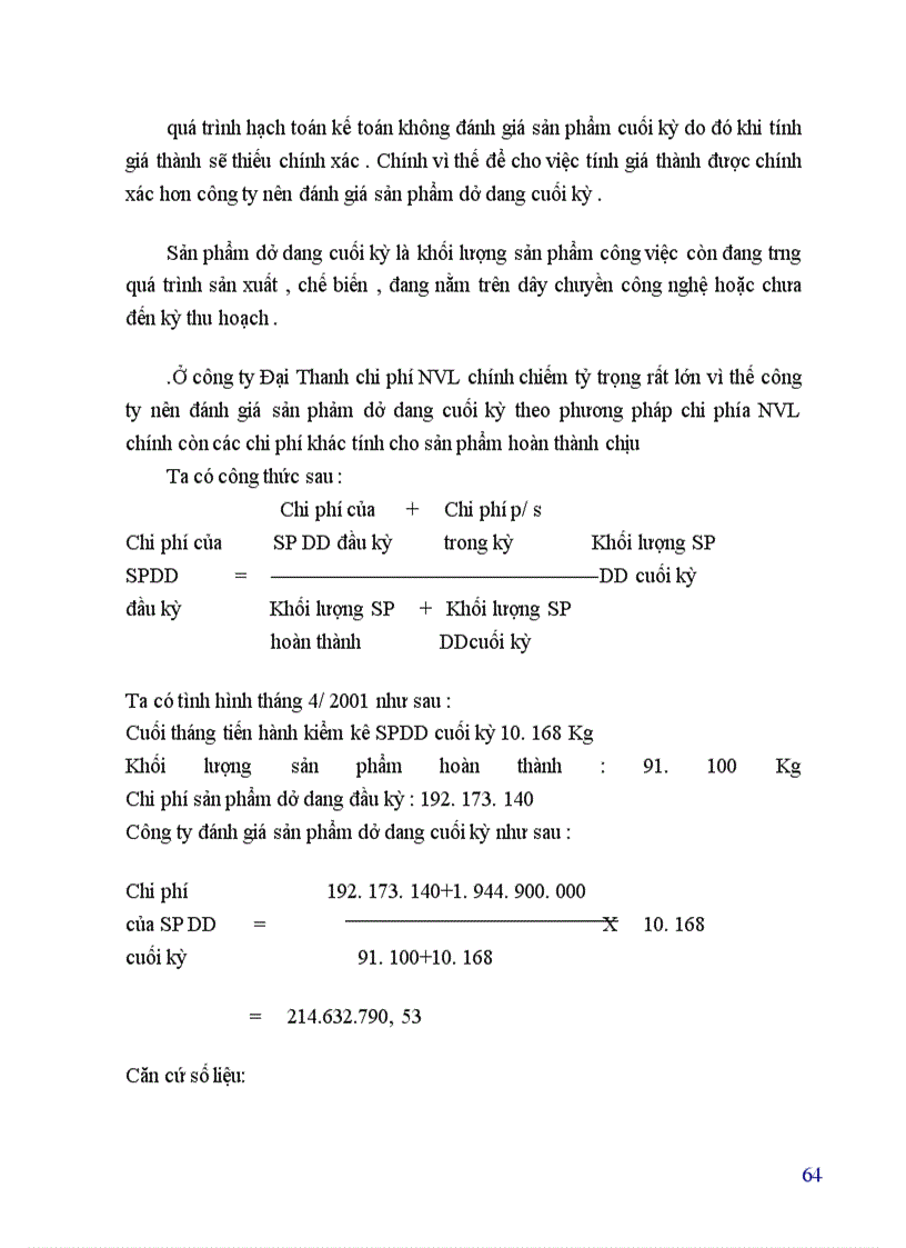 image for page Kế toán tập hợp chi phí sản xuất và tính giá thành sản phẩm