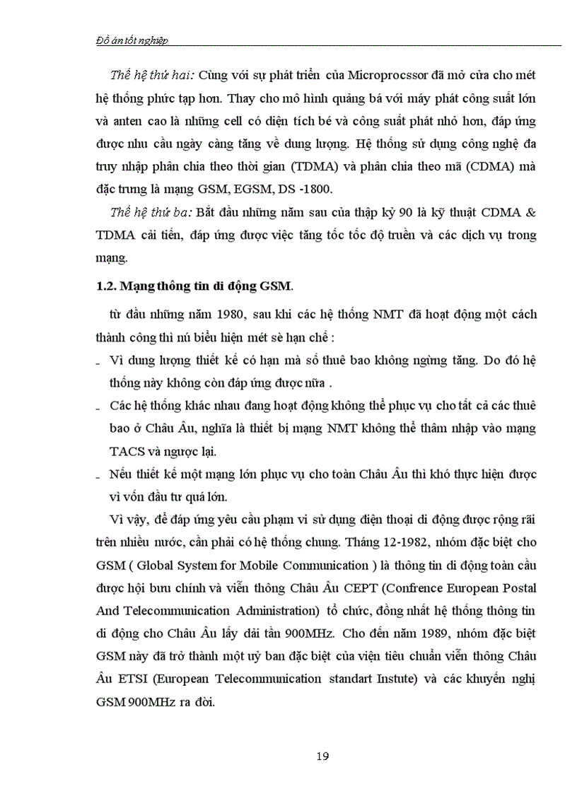 image for page Tổng quan về mạng thông tin di động GSM. Hệ thống báo hiệu số 7