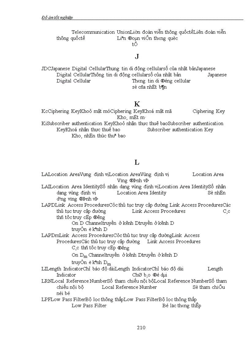 image for page Tổng quan về mạng thông tin di động GSM. Hệ thống báo hiệu số 7
