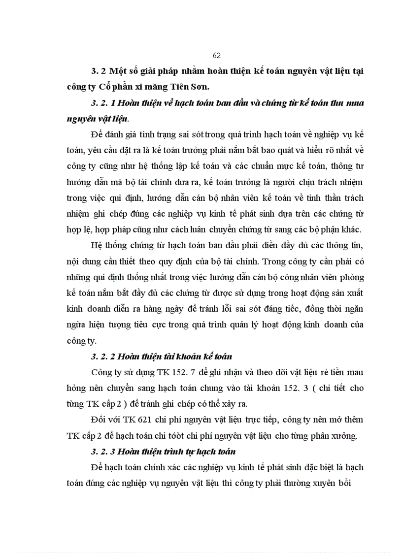 image for page Kế toán nguyên vật liệu tại Công ty Cổ Phần Xi măng Tiên Sơn
