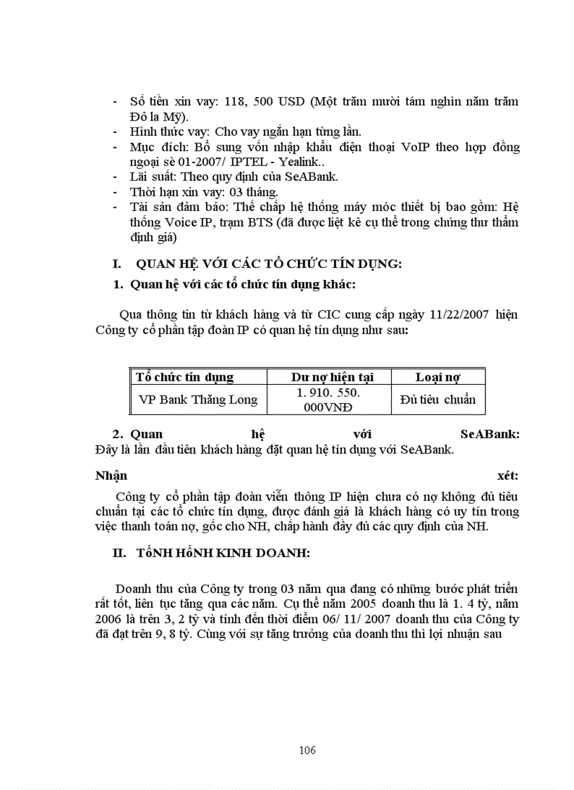 image for page Công tác thẩm định dự án đầu tư tại SeABank chi nhánh Hai Bà Trưng