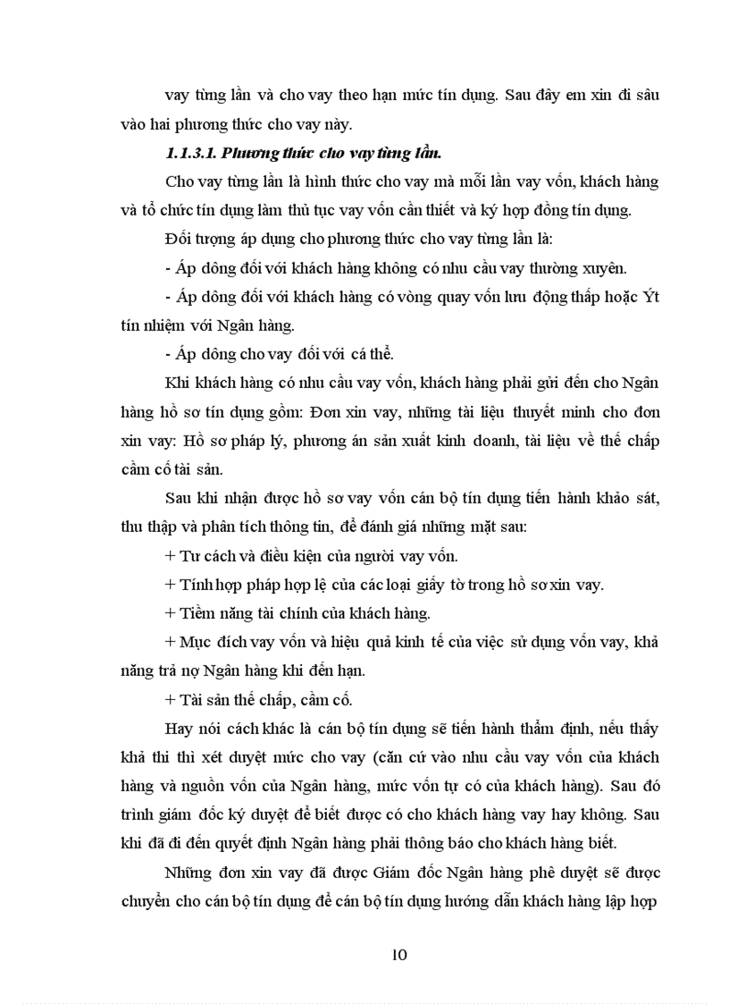 image for page Một số giải pháp nhằm hoàn thiện và nâng cao hiệu quả nghiệp vụ kế toán cho vay tại SGDI