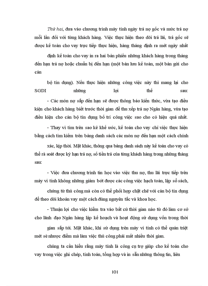 image for page Một số giải pháp nhằm hoàn thiện và nâng cao hiệu quả nghiệp vụ kế toán cho vay tại SGDI