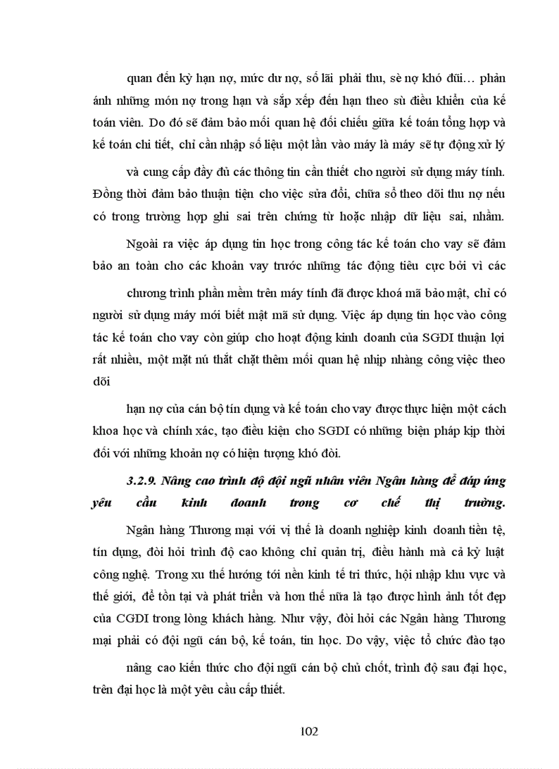 image for page Một số giải pháp nhằm hoàn thiện và nâng cao hiệu quả nghiệp vụ kế toán cho vay tại SGDI