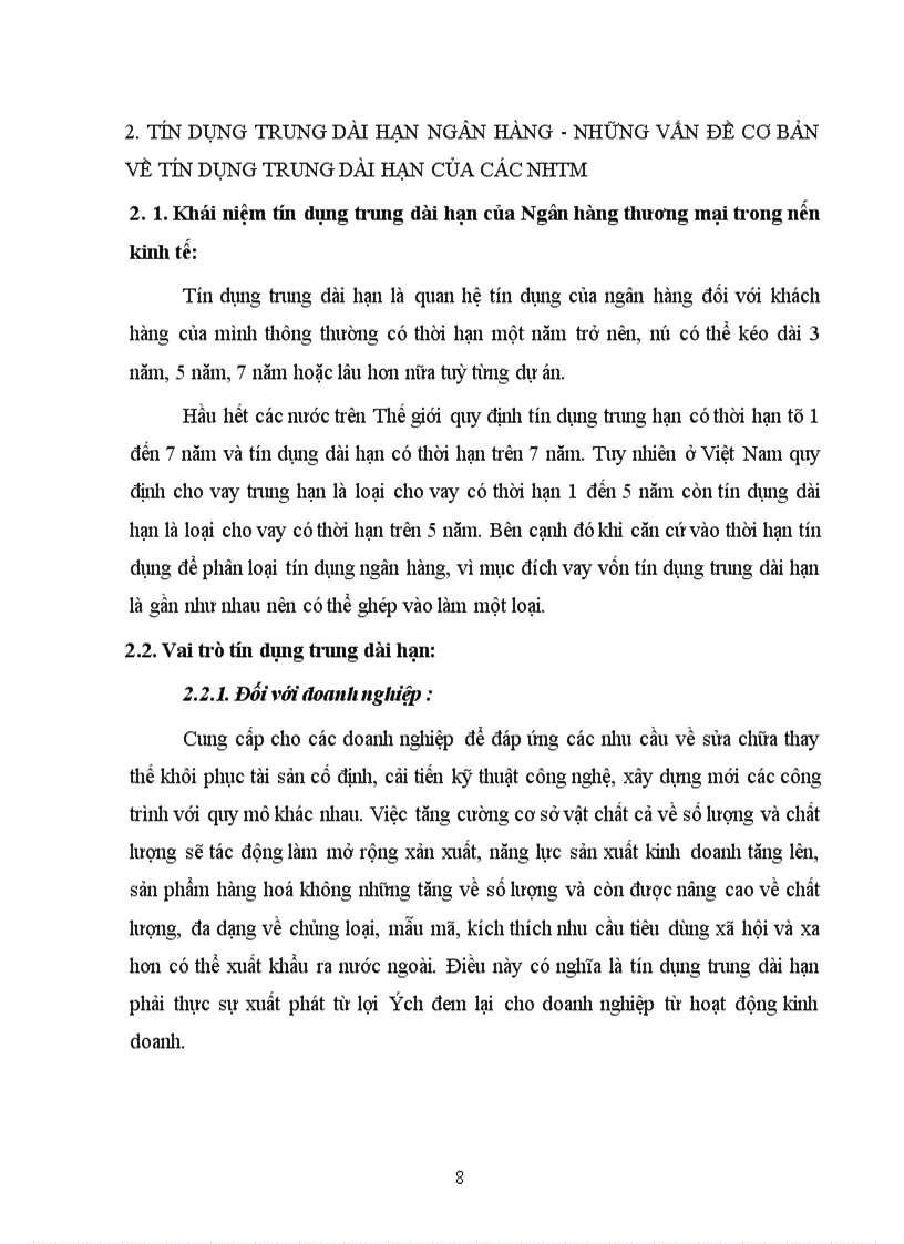 image for page Giải pháp nâng cao chất lượng tín dụng trung dài hạn tại chi nhánh NHCT KV Chương Dương