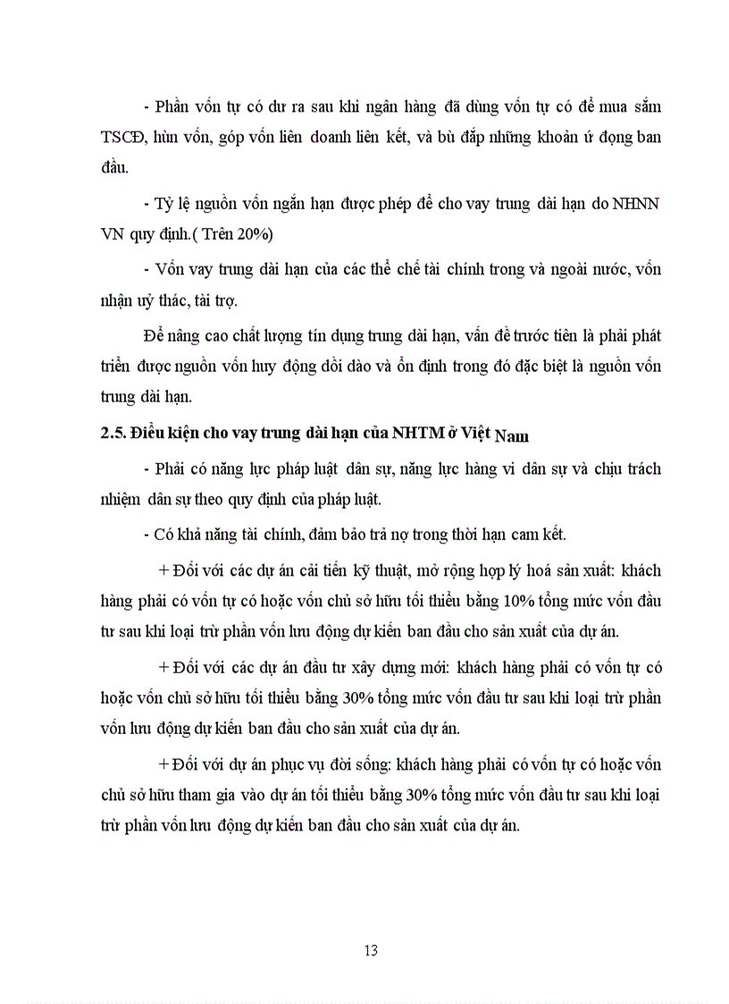 image for page Giải pháp nâng cao chất lượng tín dụng trung dài hạn tại chi nhánh NHCT KV Chương Dương