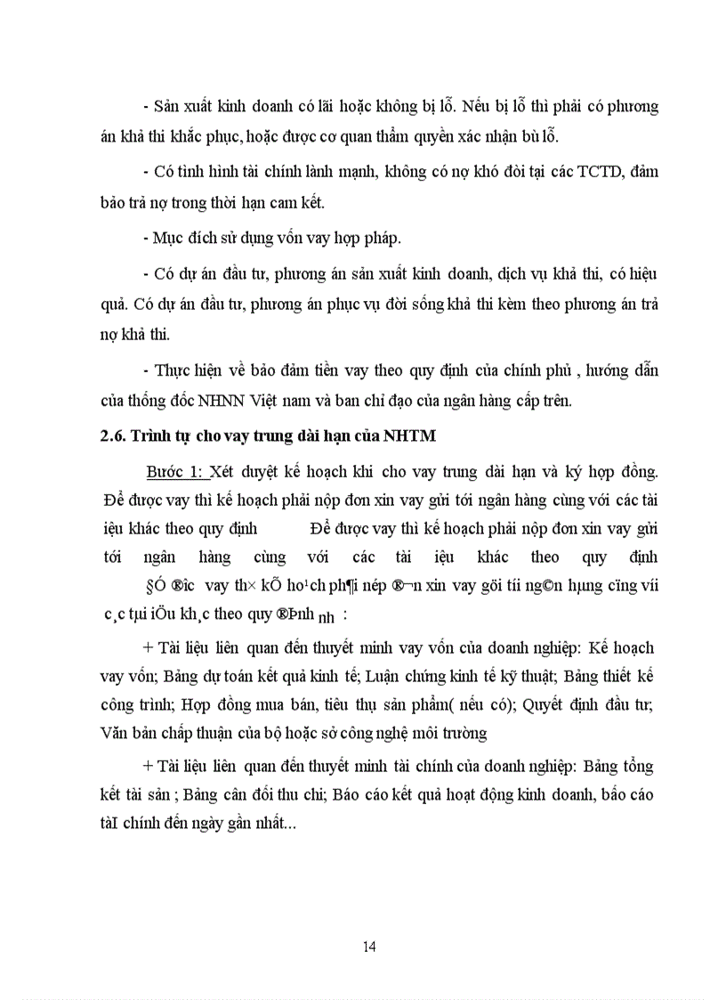 image for page Giải pháp nâng cao chất lượng tín dụng trung dài hạn tại chi nhánh NHCT KV Chương Dương
