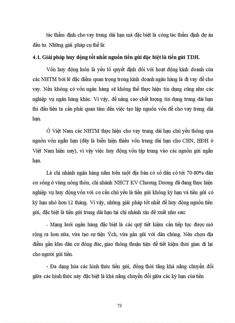 image for page Giải pháp nâng cao chất lượng tín dụng trung dài hạn tại chi nhánh NHCT KV Chương Dương