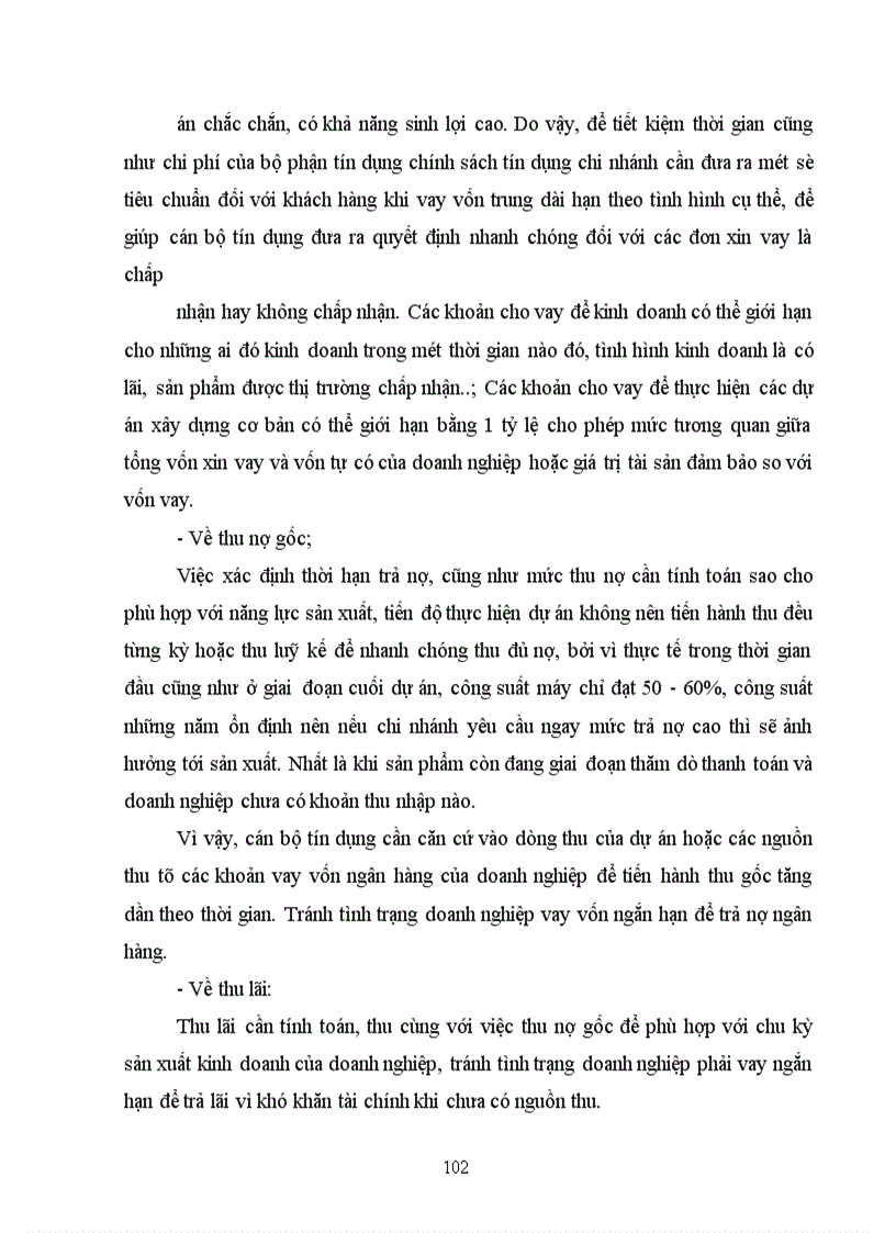 image for page Giải pháp nâng cao chất lượng tín dụng trung dài hạn tại chi nhánh NHCT KV Chương Dương