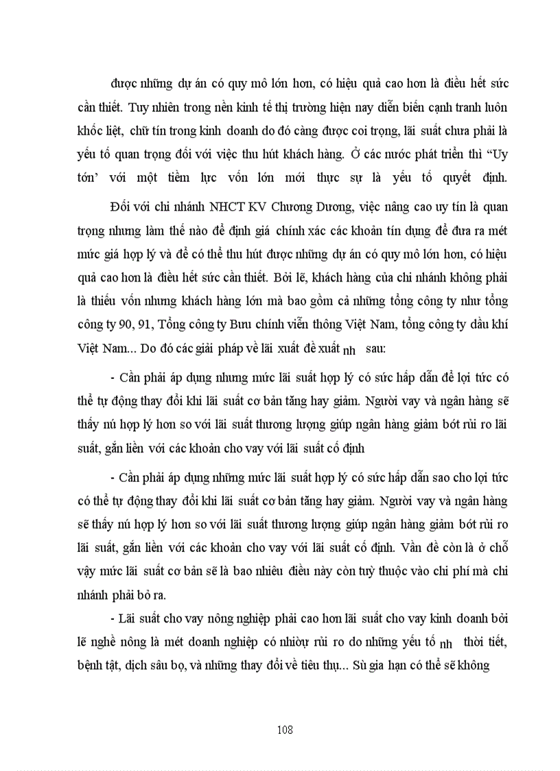 image for page Giải pháp nâng cao chất lượng tín dụng trung dài hạn tại chi nhánh NHCT KV Chương Dương