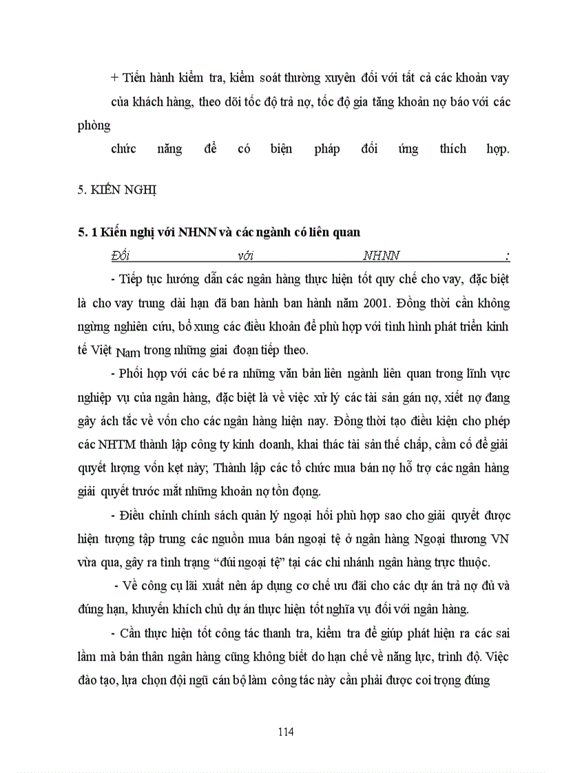 image for page Giải pháp nâng cao chất lượng tín dụng trung dài hạn tại chi nhánh NHCT KV Chương Dương