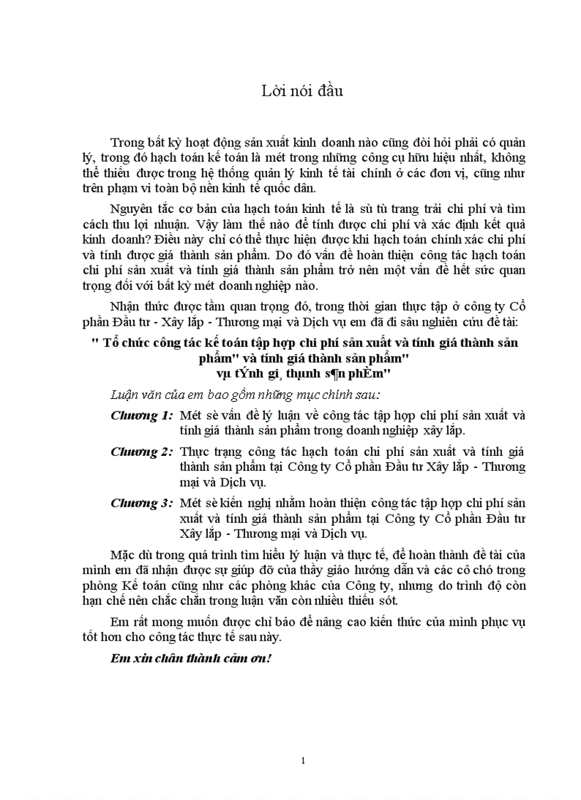 image for page Tổ chức công tác kế toán tập hợp chi phí sản xuất và tính giá thành sản phẩm