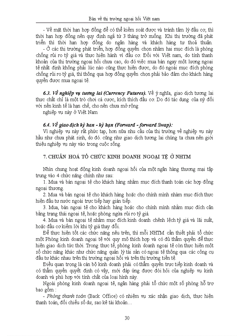 image for page Bàn về thị trường ngoại hối Việt nam