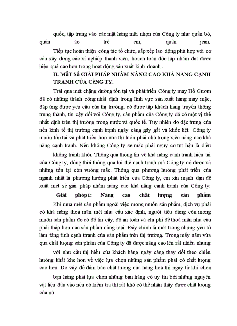image for page Một số giải pháp nhằm nâng cao khả năng cạnh tranh của Công ty may Hồ Gươm để làm đề tài luận văn tốt nghiệp của mình