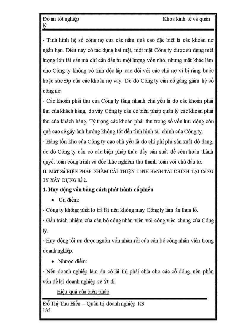 image for page Phân tích tình hình tài chính của Công ty xây dựng số 2 – Tổng công ty xây dựng Hà Nội