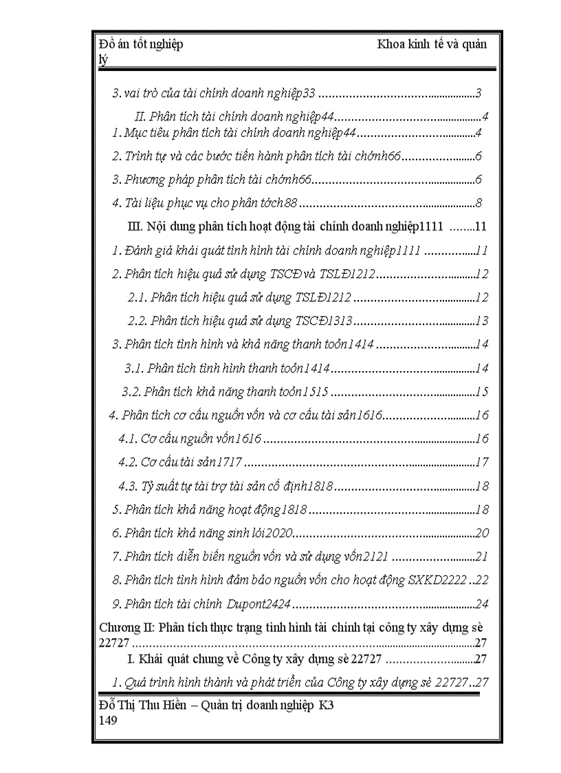 image for page Phân tích tình hình tài chính của Công ty xây dựng số 2 – Tổng công ty xây dựng Hà Nội