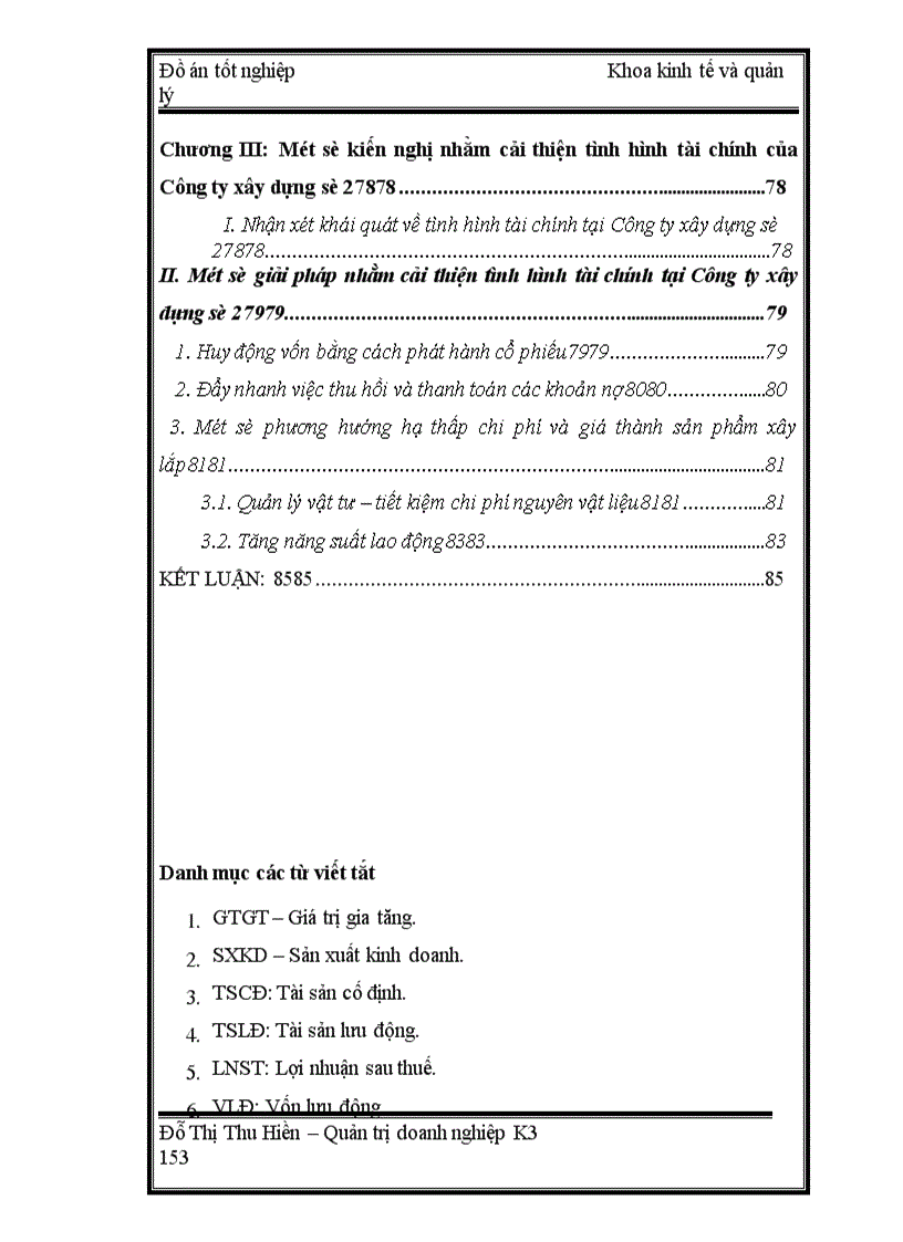 image for page Phân tích tình hình tài chính của Công ty xây dựng số 2 – Tổng công ty xây dựng Hà Nội