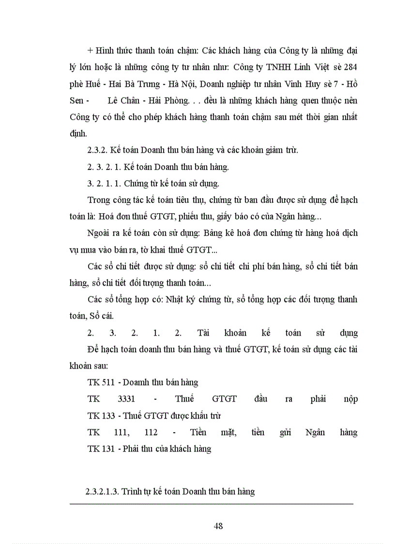 image for page Tổ chức kế toán doanh thu bán hàng và xác định kết quả kinh doanh ở Công ty Thương mại dịch vụ Hữu nghị Bắc giang