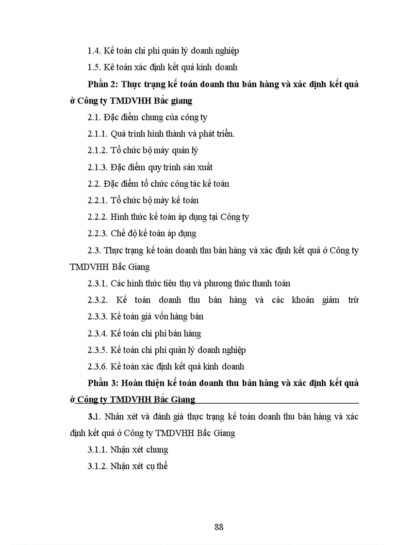 image for page Tổ chức kế toán doanh thu bán hàng và xác định kết quả kinh doanh ở Công ty Thương mại dịch vụ Hữu nghị Bắc giang