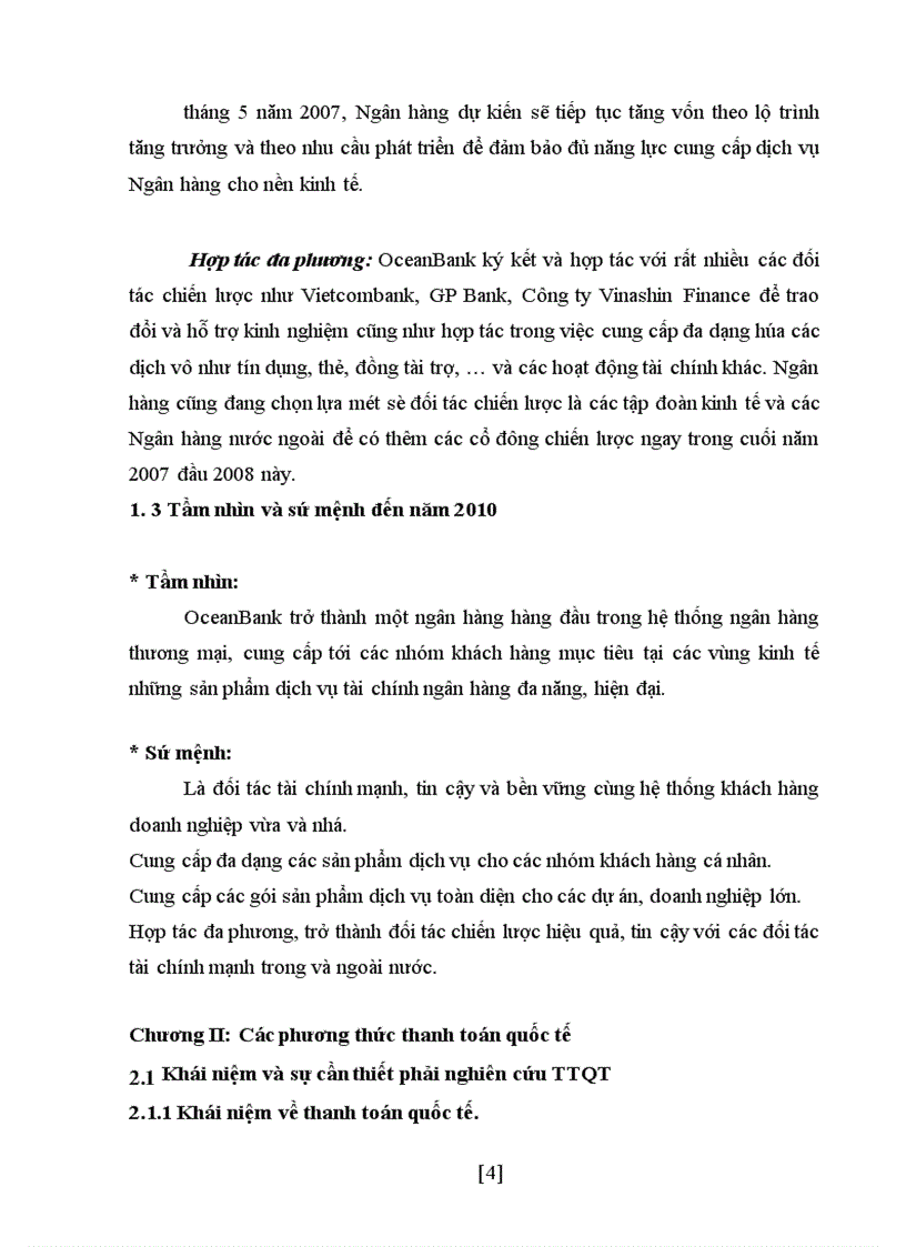image for page Giải pháp hoàn thiện nghiệp vụ thánh toán quốc tế tại chi nhánh Ngân hàng cổ phần Đại Dương