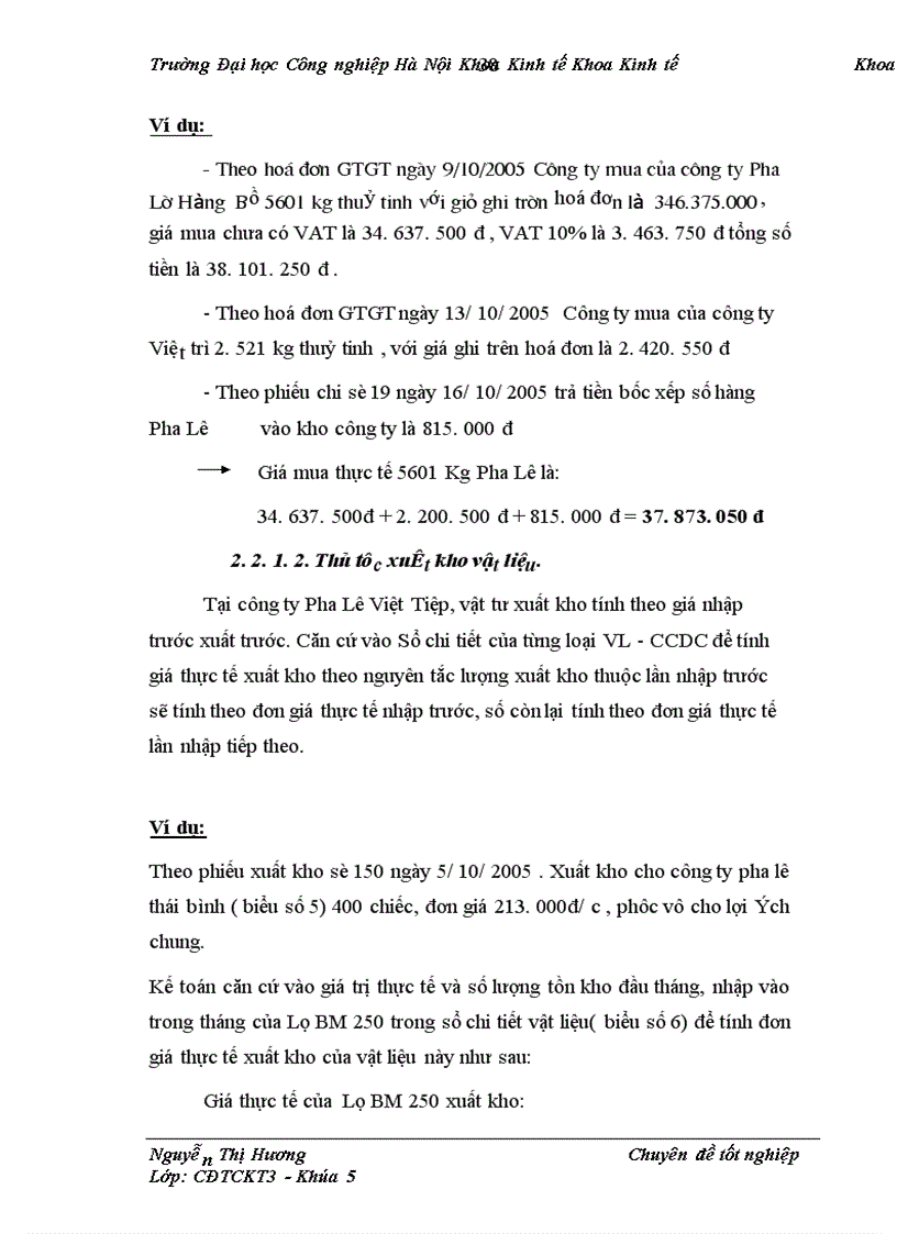 image for page Hoàn thiện kế toán nl,vl và ccdc tại công ty pha lê việt tiệp