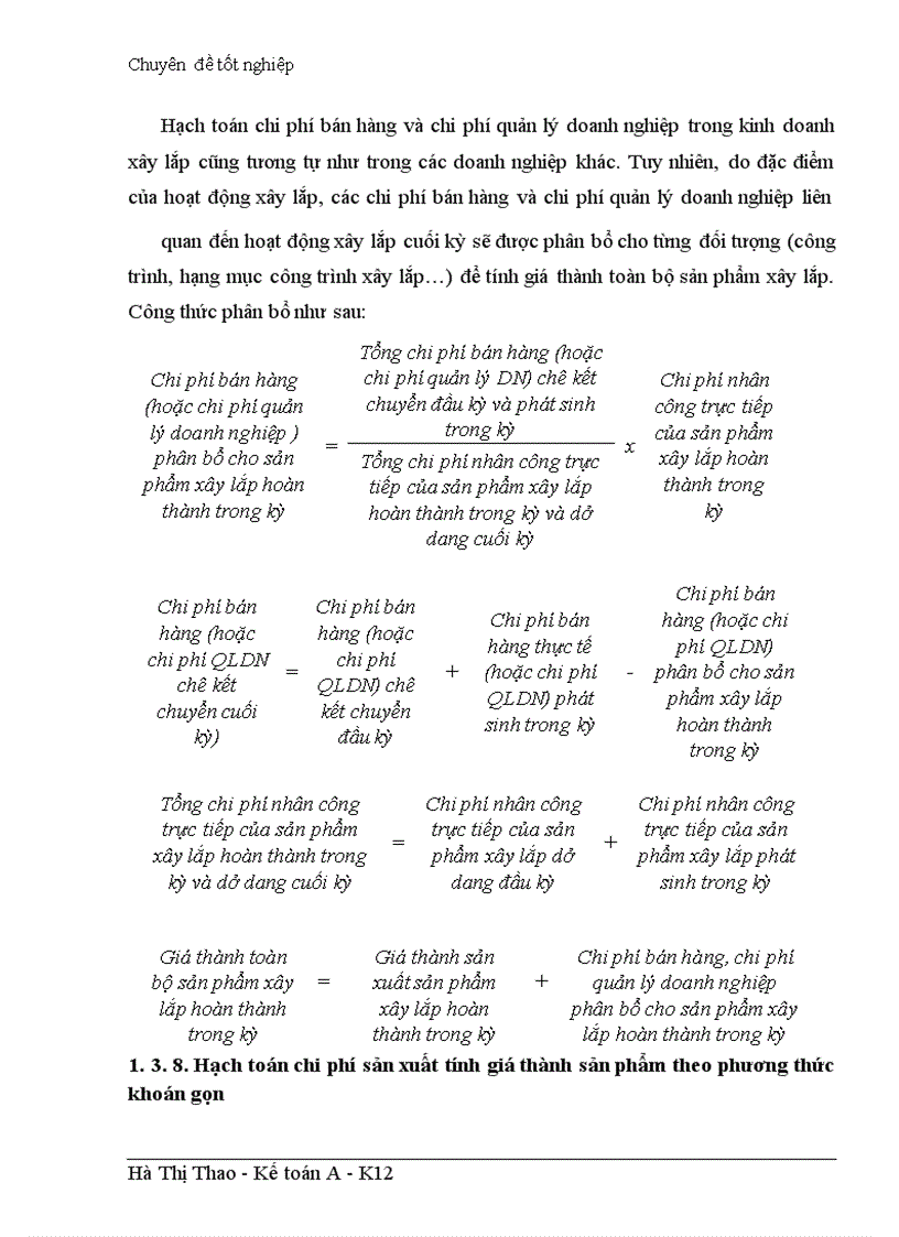 image for page Hoàn thiện hạch toán chi phí sản xuất và tính giá thành sản phẩm xây lắp tại công ty TNHH Thông Hiệp