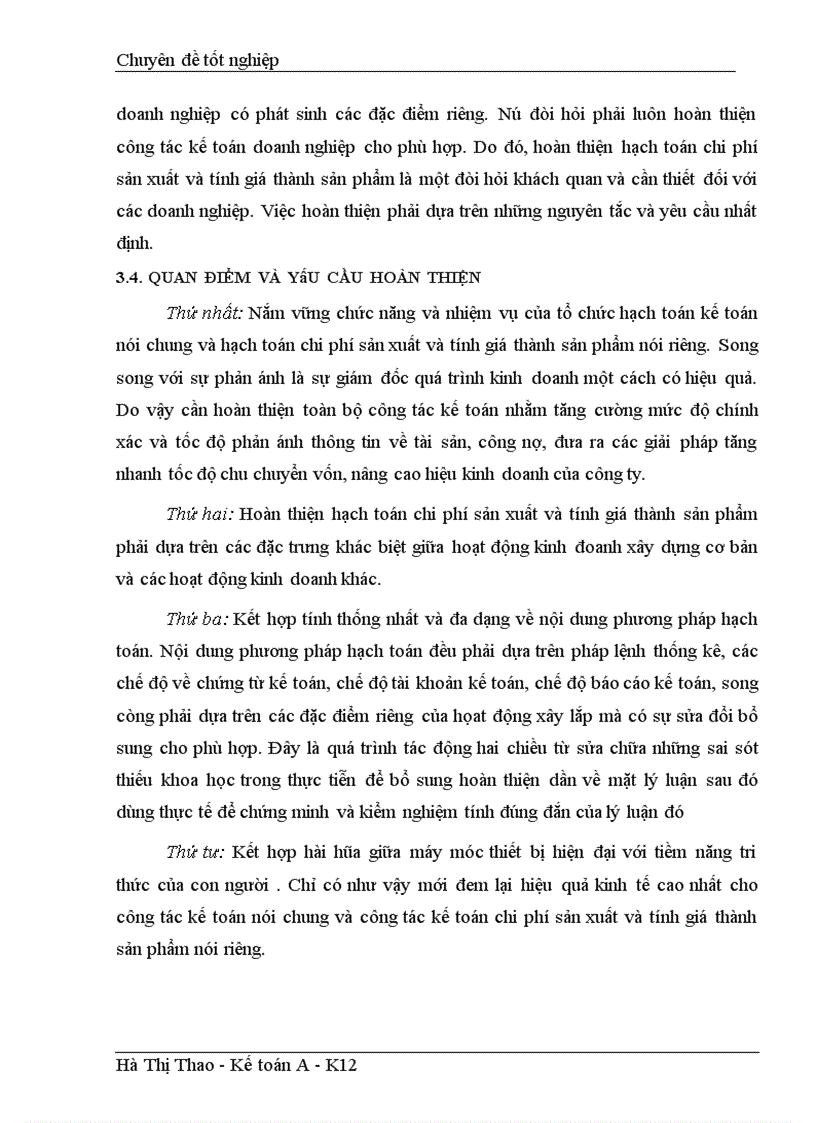 image for page Hoàn thiện hạch toán chi phí sản xuất và tính giá thành sản phẩm xây lắp tại công ty TNHH Thông Hiệp