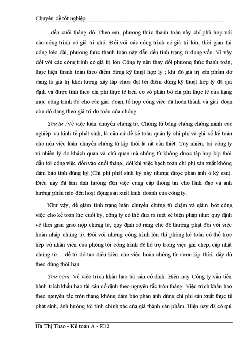 image for page Hoàn thiện hạch toán chi phí sản xuất và tính giá thành sản phẩm xây lắp tại công ty TNHH Thông Hiệp