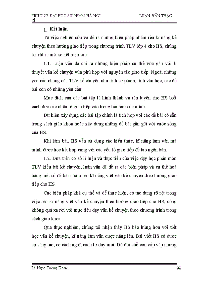 image for page Rèn kĩ năng kể chuyện trong phân môn Tập làm văn lớp 4 theo hướng giao tiếp