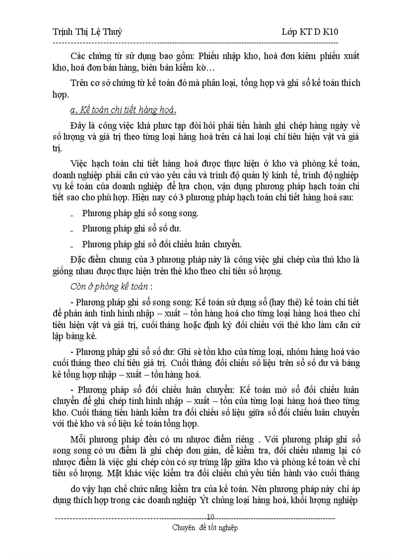 image for page Hoàn thiện công tác kế toán lưu chuyển hàng hoá và xác định kết quả kinh doanh tại Công ty TNHH Kim Khí Nam Tùng