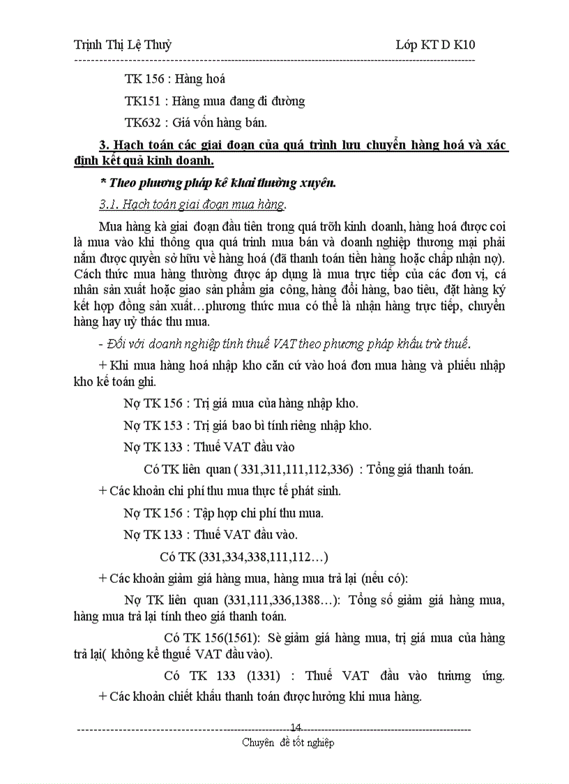 image for page Hoàn thiện công tác kế toán lưu chuyển hàng hoá và xác định kết quả kinh doanh tại Công ty TNHH Kim Khí Nam Tùng