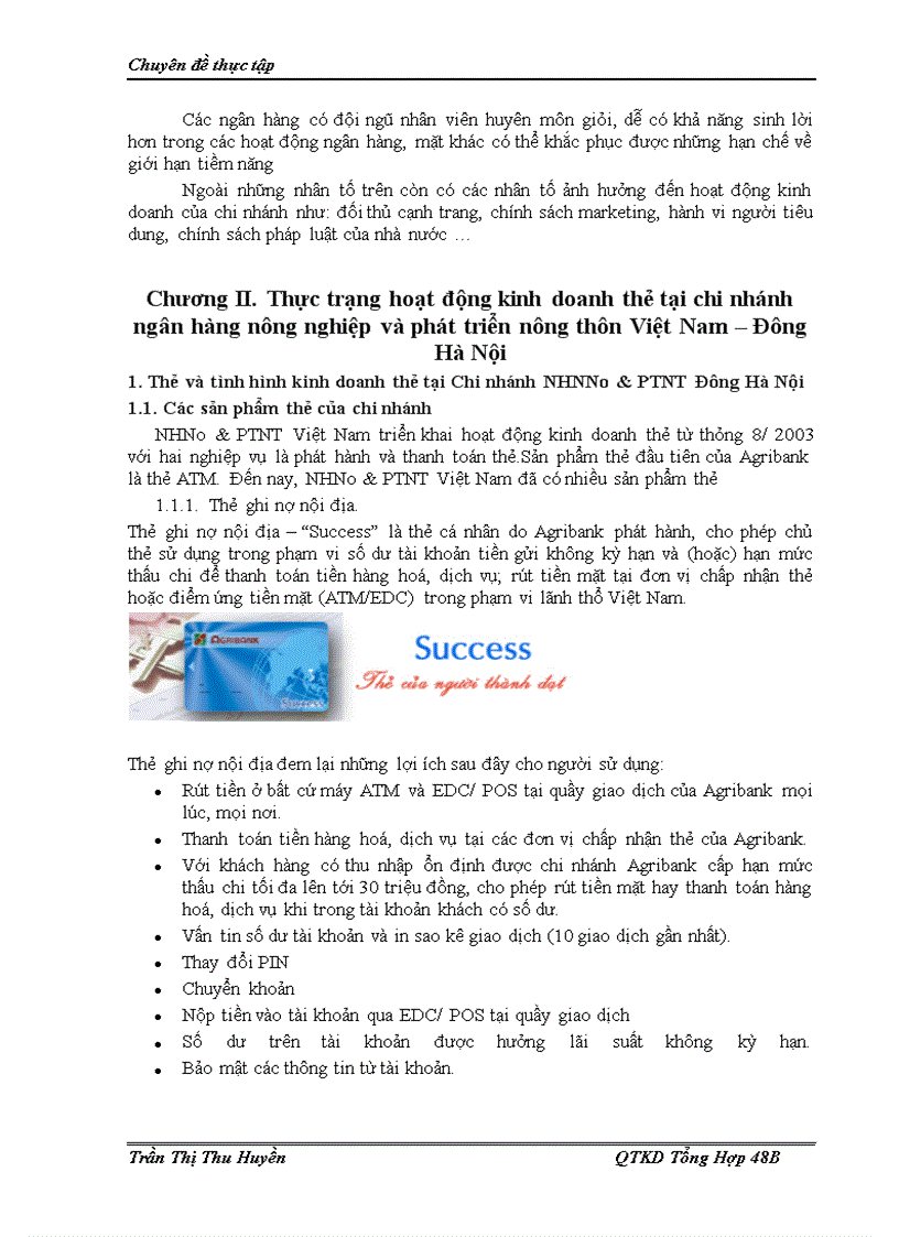 image for page Giải pháp phát triển hoạt động kinh doanh thẻ tại Chi nhánh Ngân hàng Nông nghiệp và Phát triển Nông thôn Đông Hà Nội