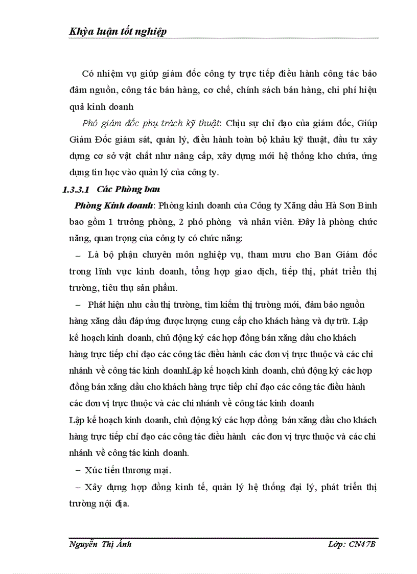 image for page Giải pháp hoàn thiện hệ thống kênh phân phối của Công ty Xăng dầu Hà Sơn Bình
