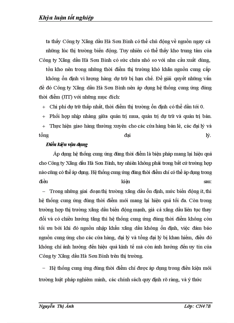 image for page Giải pháp hoàn thiện hệ thống kênh phân phối của Công ty Xăng dầu Hà Sơn Bình