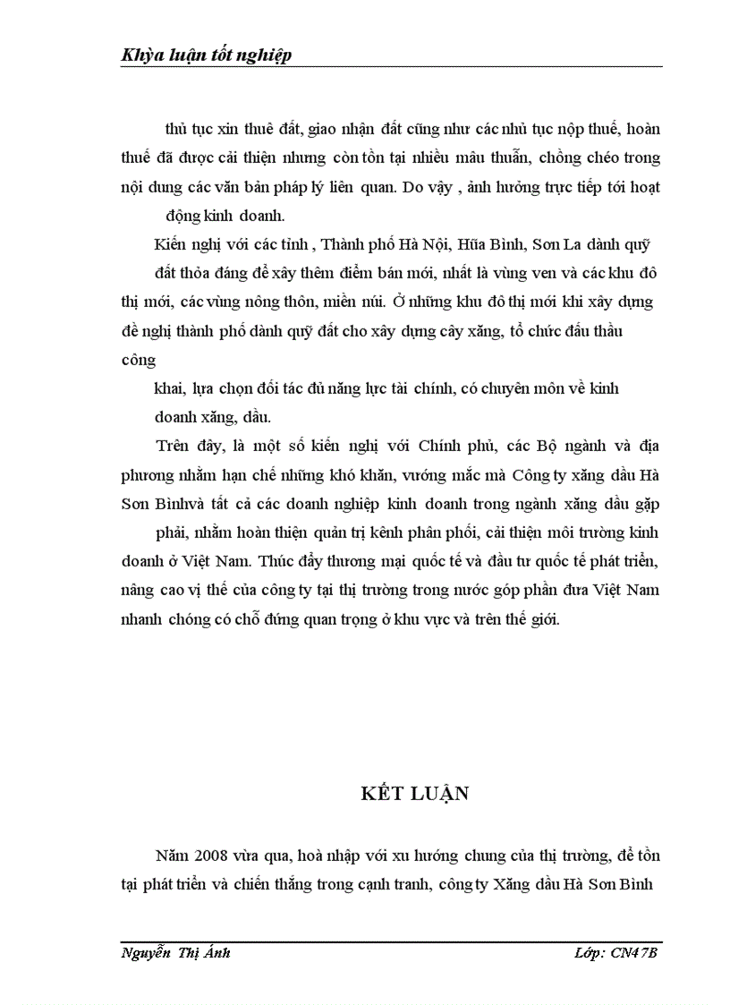 image for page Giải pháp hoàn thiện hệ thống kênh phân phối của Công ty Xăng dầu Hà Sơn Bình