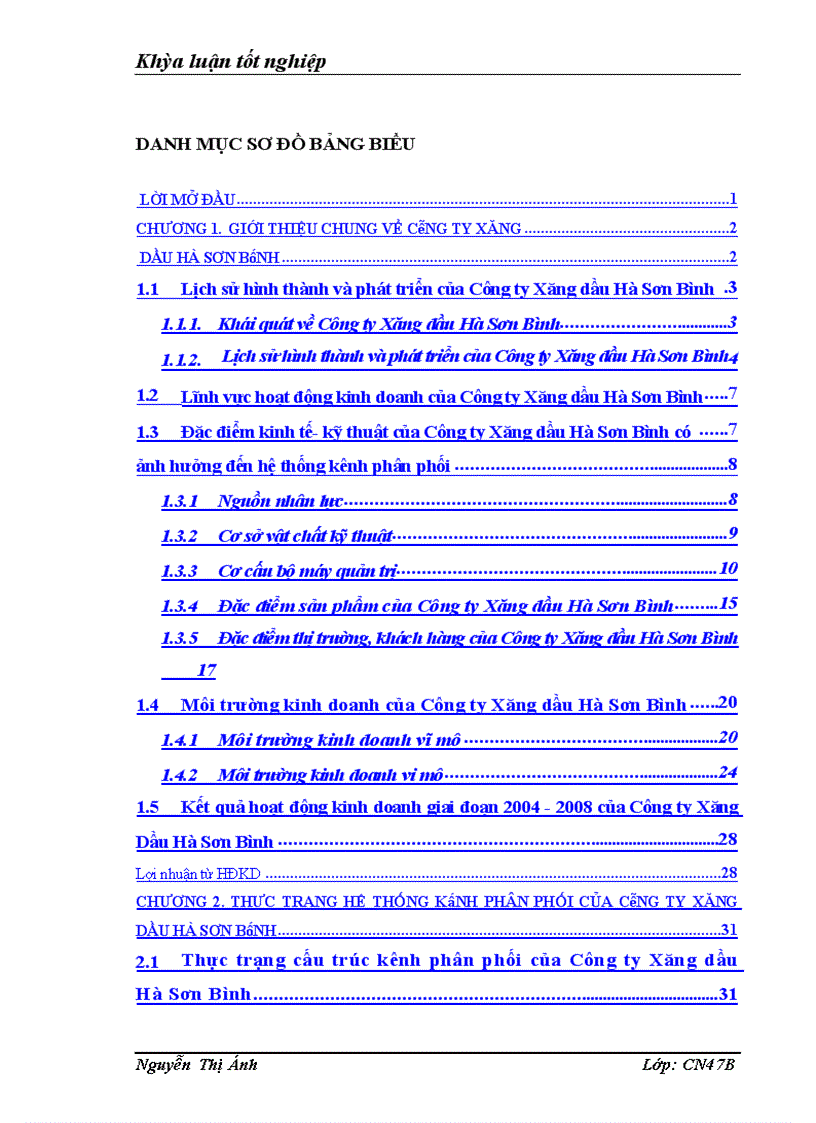 image for page Giải pháp hoàn thiện hệ thống kênh phân phối của Công ty Xăng dầu Hà Sơn Bình