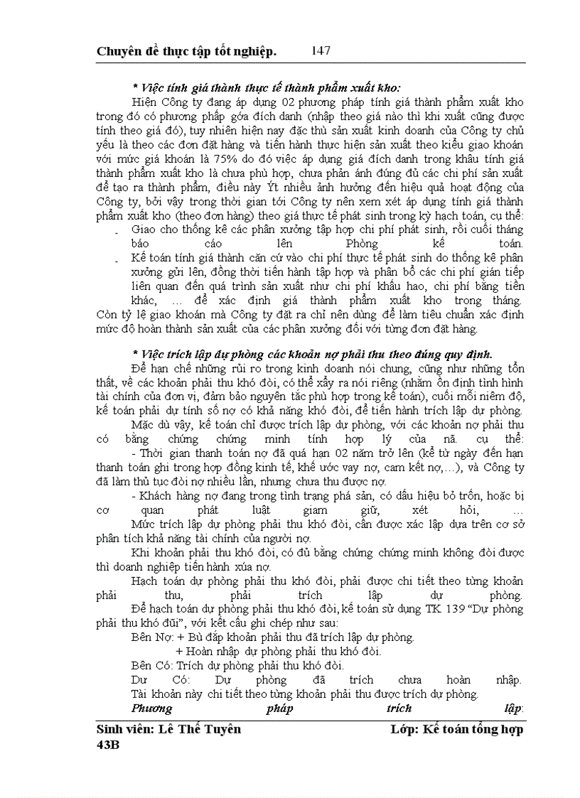 image for page Hoàn thiện hạch toán thành phẩm, tiêu thụ thành phẩm và xác định kết quả kinh doanh tại Công ty Cơ Khí Quang Trung