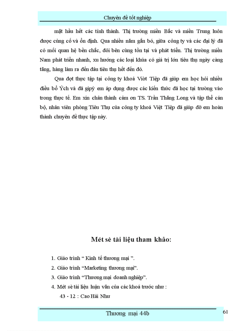 image for page Hoạt động tiêu thụ sản phẩm tại công ty khoá Việt Tiệp . Thực trạng và giải pháp