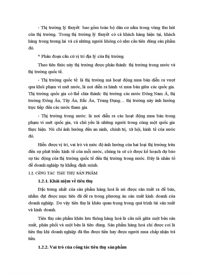 image for page Phân tích thực trạng thị trường tiêu thụ sản phẩm của xí nghiệp và đề xuất một số biện pháp