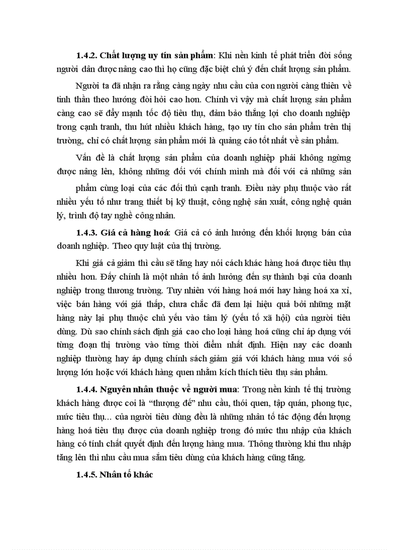 image for page Phân tích thực trạng thị trường tiêu thụ sản phẩm của xí nghiệp và đề xuất một số biện pháp