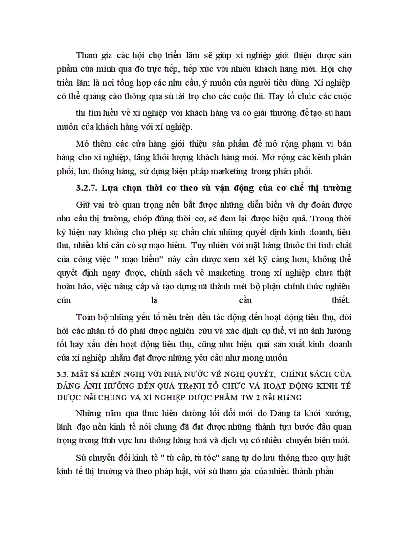 image for page Phân tích thực trạng thị trường tiêu thụ sản phẩm của xí nghiệp và đề xuất một số biện pháp