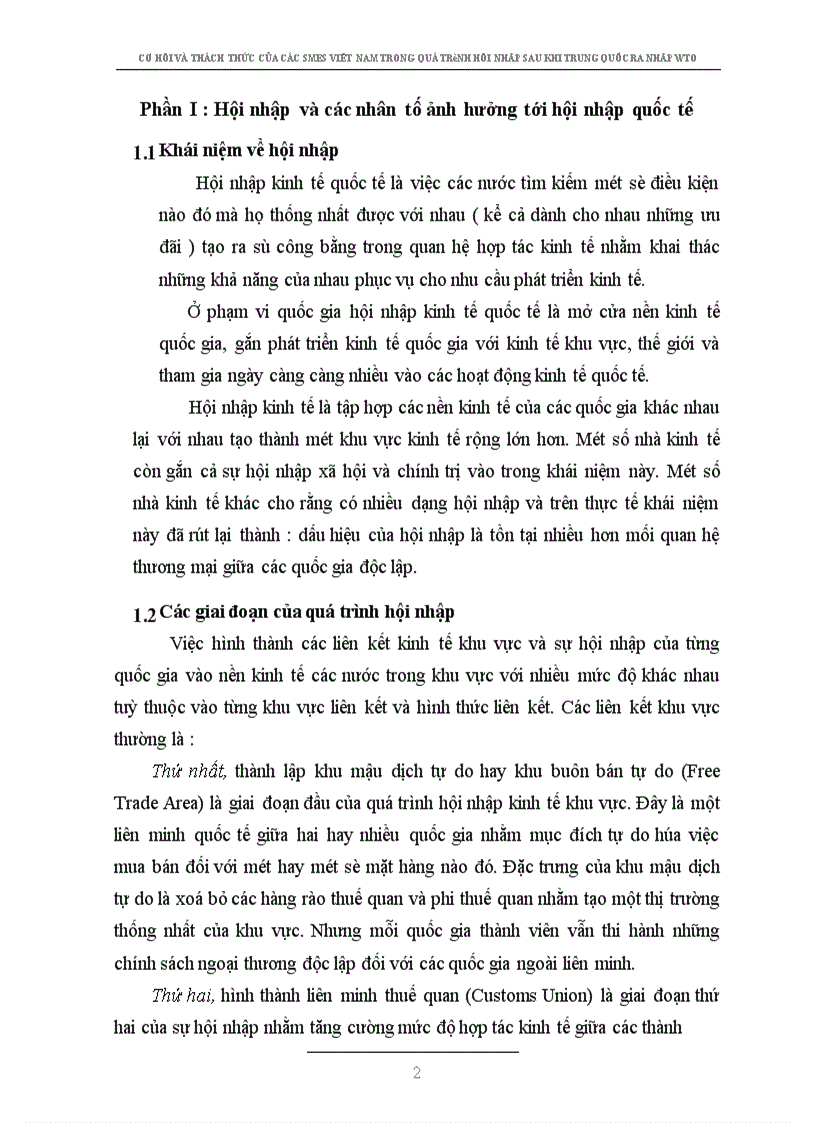 image for page Bàn về những cơ hội và thách thức của các doanh nghiệp vừa và nhỏ Việt Nam trong quá trình hội nhập sau khi Trung Quốc gia nhập WTO